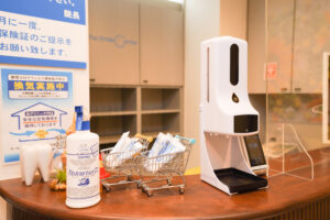 医院内アルコール消毒